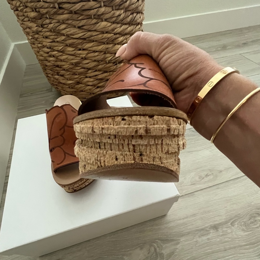 🛍 Chloe Cork Slide - Picture 4 of 8